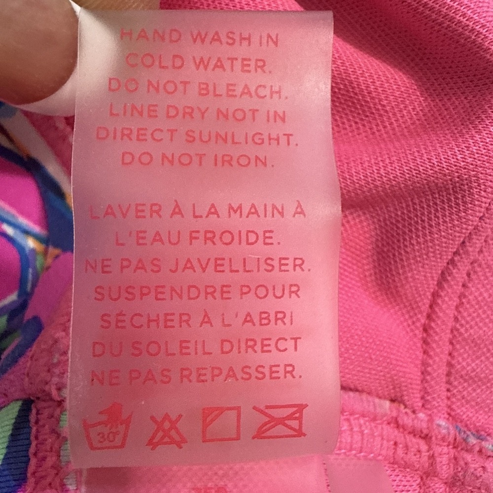 Lilly Pulitzer Lagoon Sarong Hipster Last Bud Not Least Bikini Bottom Size 12‎ - Picture 7 of 10